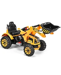 Sugift 12 V Battery Powered Kids Ride on Dumper Truck