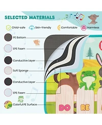 Kids Musical Mat Indoor Outdoor Animal Farm Piano