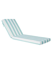Slickblue Set of 2 Outdoor Chaise Lounge Chair Cushions 80 x 26" Waterproof and Thick