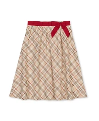 Hope & Henry Toddler Girls Organic Pull-on Bow Sash Party Skirt