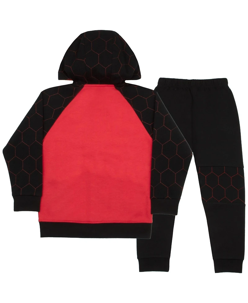 Spider-Man Big Boys 4 -12 2 Piece Fleece Hoodie and Jogger Pants Set