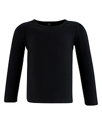 Hudson Baby Toddler Girls Thermal Long Sleeve Tees 5pk, Snowflake