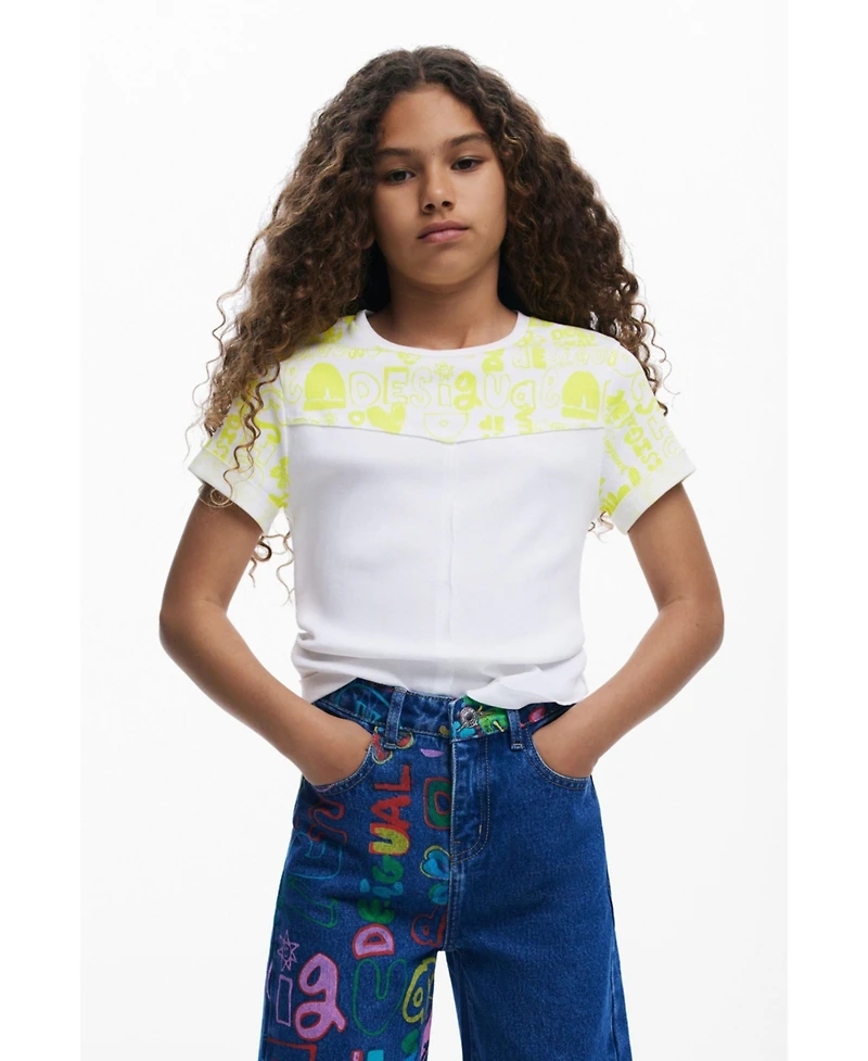Desigual Girls Girls's Short-sleeve T-shirt with lettering