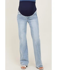 Pinkblush Maternity Medium high Rise wide leg 90's Jeans