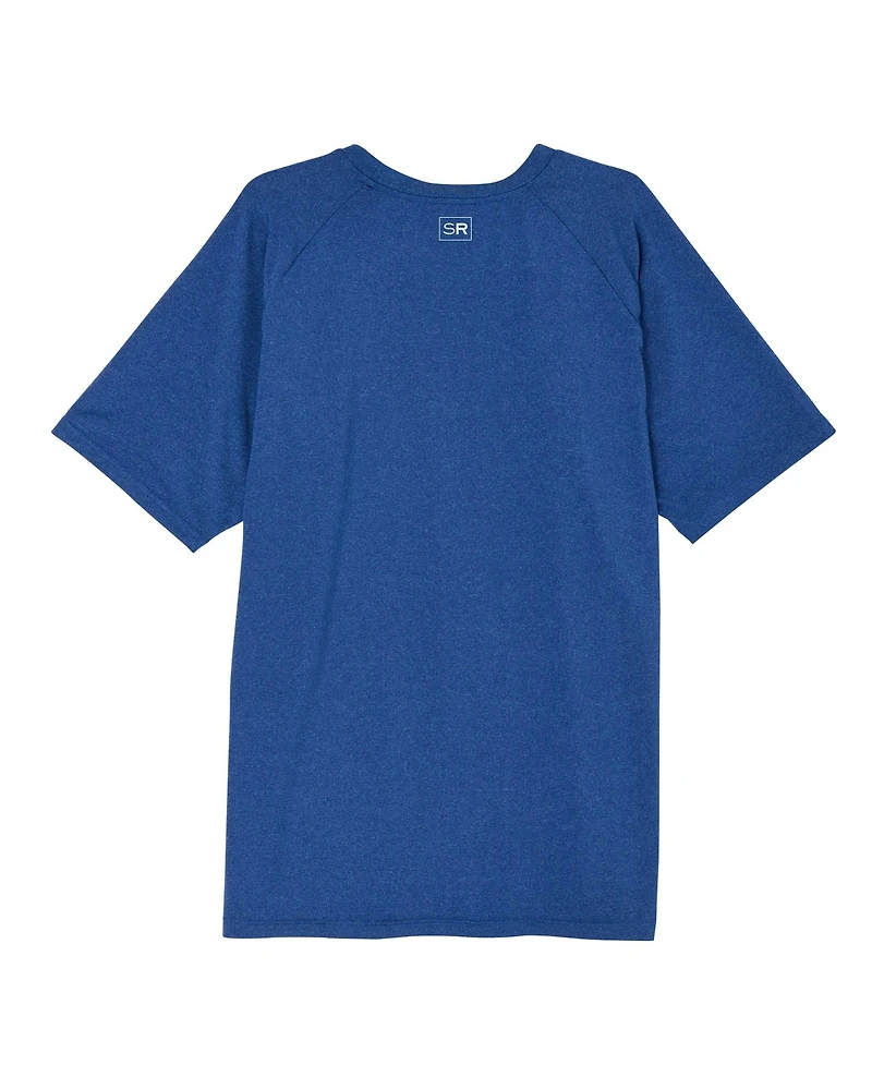 Snapper Rock Men's Blue Drift Ss Outbound Tee