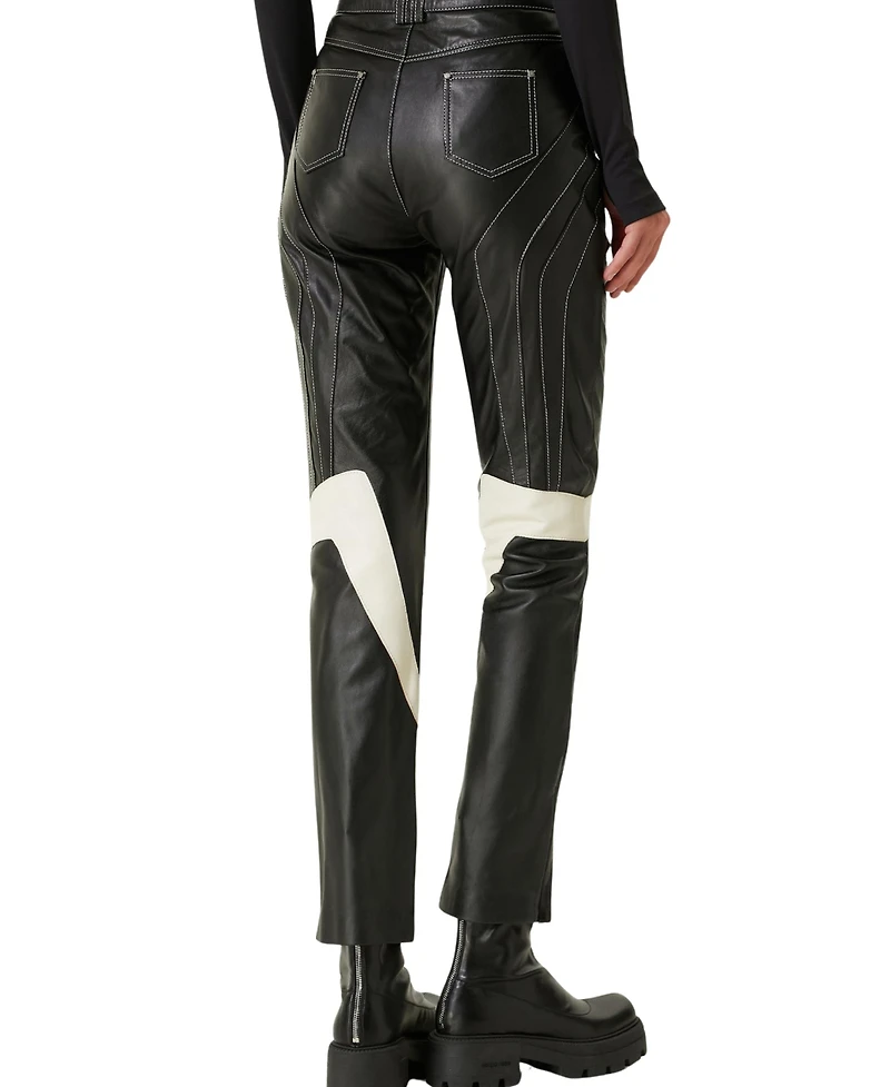 Pcfg Women's Boomerang Leather Pants