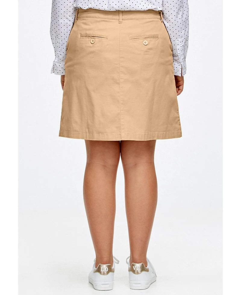 ellos Women's Stretch Chino Skort