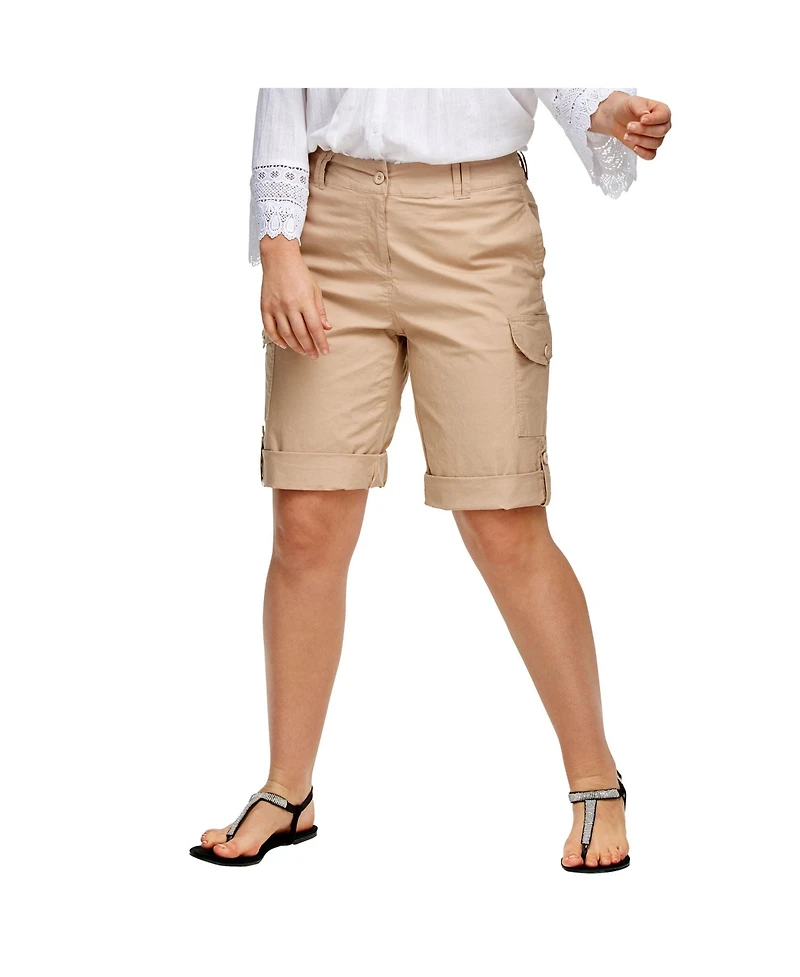 ellos Women's Convertible Cargo Shorts