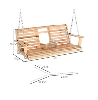 Slickblue Stylish Patio Swing Chair for Balcony or Garden Use