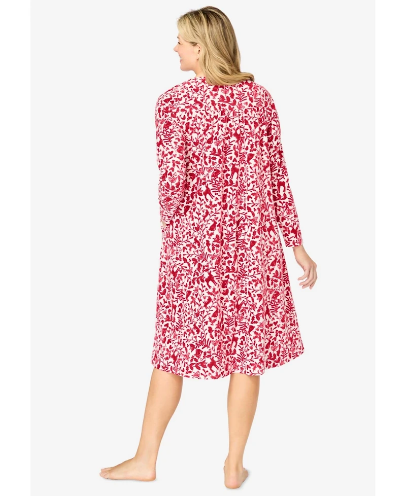 Only Necessities Plus Long-Sleeve Gown