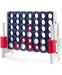 Sugift Jumbo 4 in a Row 4-to-Score Giant Game Set-White