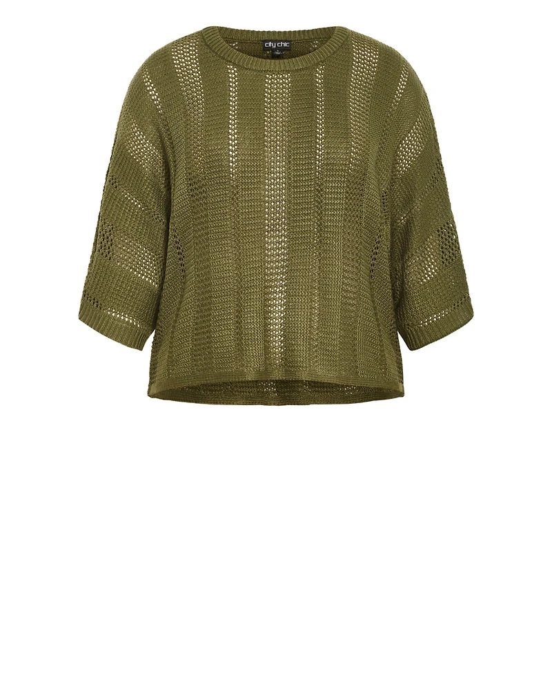 City Chic Plus Jayde Sweater
