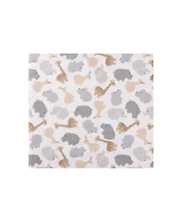 Hudson Baby Cotton Flannel Receiving Blankets 7-Pack Bundle, Safari Friends , One Size