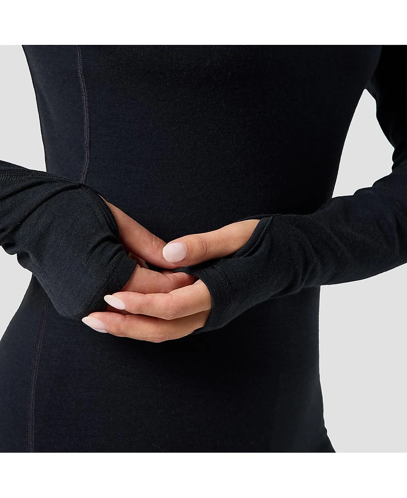 Backcountry Women's Cedars Rws Merino Lt-Wt Baselayer Balaclava Top Lightweight Long Underwear Tops