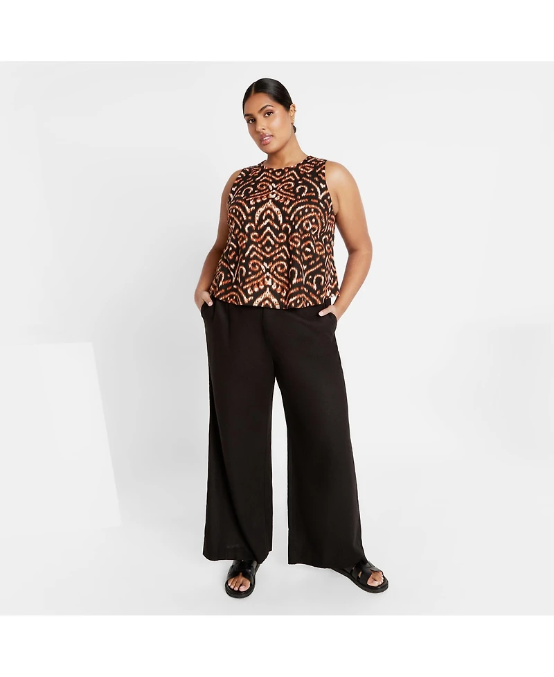 City Chic Women's Amara Print Top