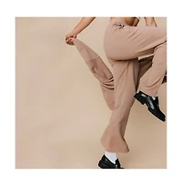 Ocio Women's Organic Cotton Teddy Flare Pant