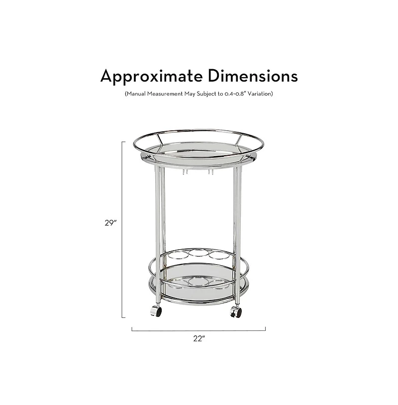 Z Gallerie Manhattan Bar Cart