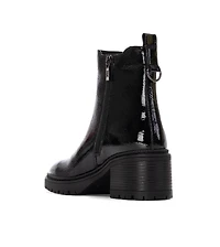 Xti Women's Patent Leather Heeled Chelsea Booties