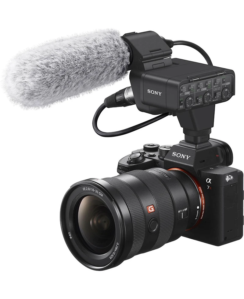 Sony Xlr-K3M Dual-Channel Xlr Adapter Kit with Super-Directional Shotgun Microphone