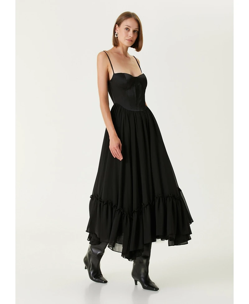 Pcfg Women's Nylon Swan Dress