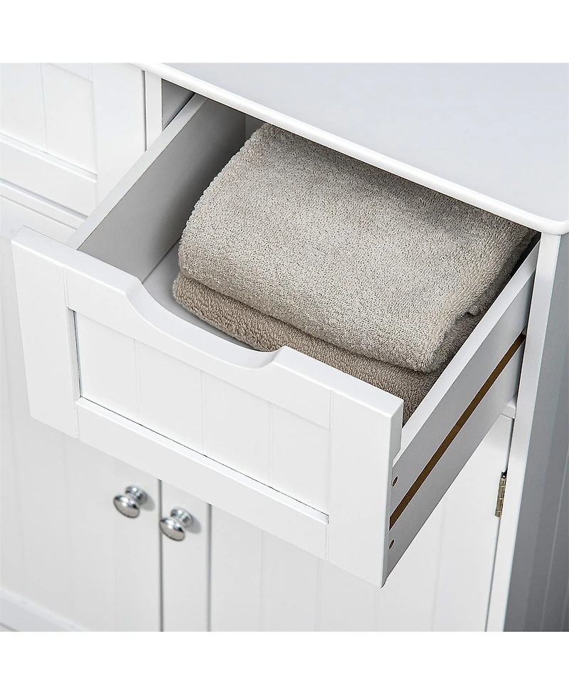 Slickblue Compact Bathroom Storage Cabinet for Small Spaces