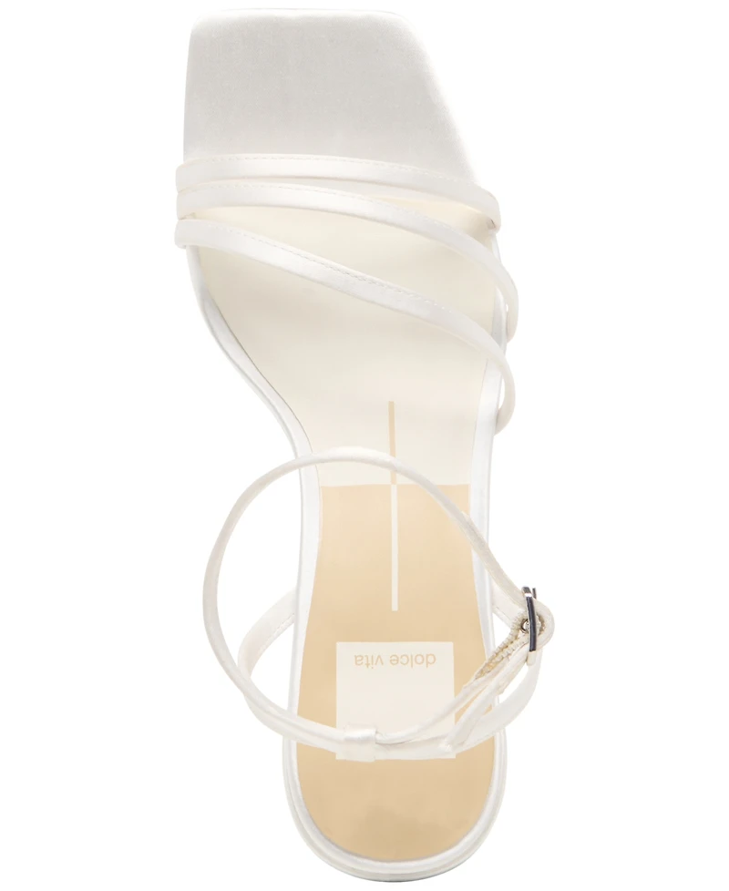 Dolce Vita Women's Ysabel Strappy Ankle Wrap Block Heel Dress Sandals