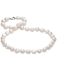 Macy's Baroque Pearl Necklace (9-10mm) in Sterling Silver