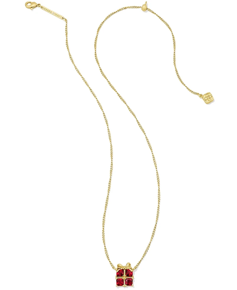 Kendra Scott Crystal 14K Gold-Tone Over Brass Pendant Necklace