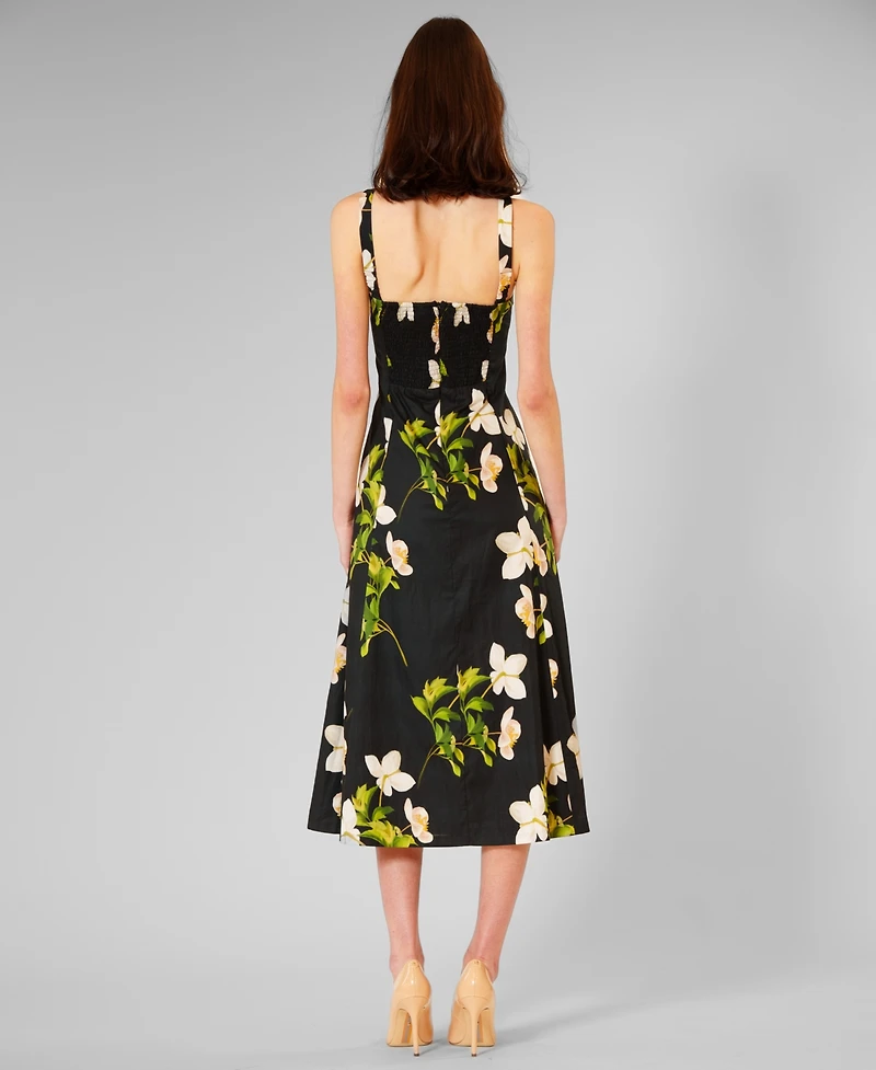 julia jordan Women's Sleeveless Midi Dress