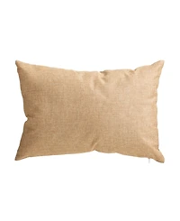 Glitzhome Fall Hooked Sunflower Decorative Pillow, 14" x 14"
