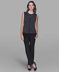 Karl Lagerfeld Paris Women's Sleeveless Top