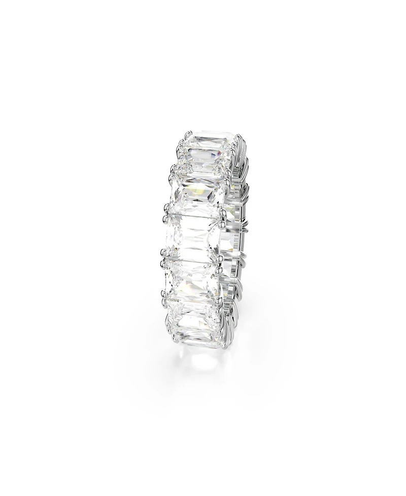 Swarovski White Rhodium Plated Matrix Vittore Ring