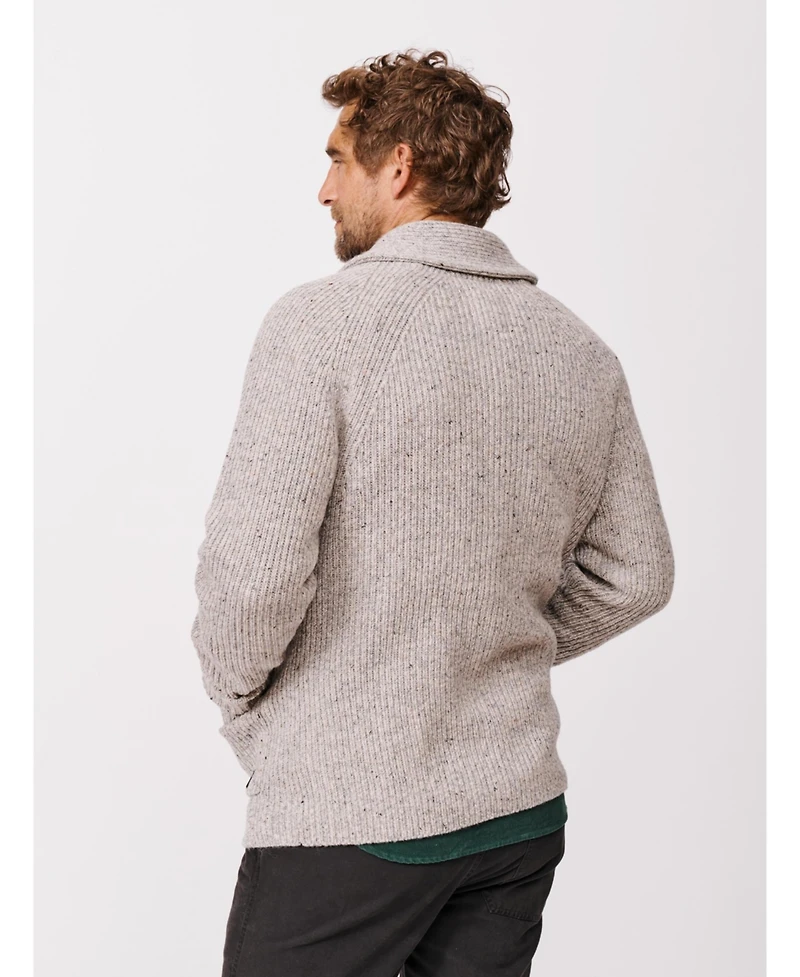 Aubin Men's Studham Shawl Collar Cardigan