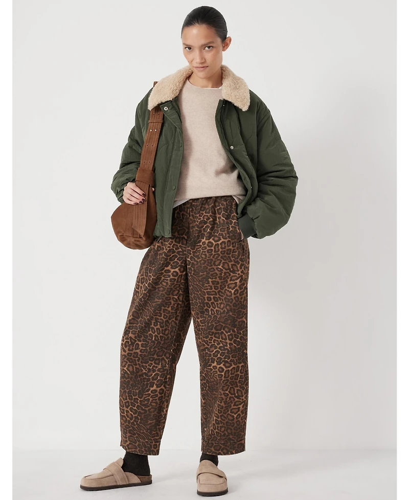 Hush Women's Jack Barrel Leg Pull On Cotton Pants