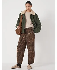 Hush Women's Jack Barrel Leg Pull On Cotton Pants