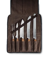 Schmidt Brothers Zebra Wood 6-Pc. Bbq Knife Set