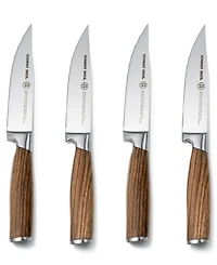 Schmidt Brothers Zebra Wood 4-Pc. Steak Knife Set