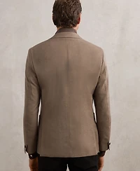 Reiss Men's Single-Breasted with Gilet Insert Tailored-Fit Blazer