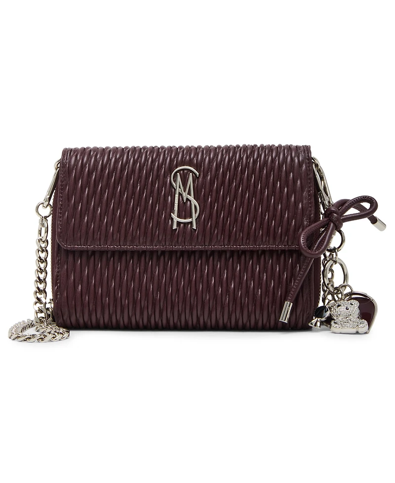 Steve Madden Boxed Carina Matelasse Crossbody Wallet