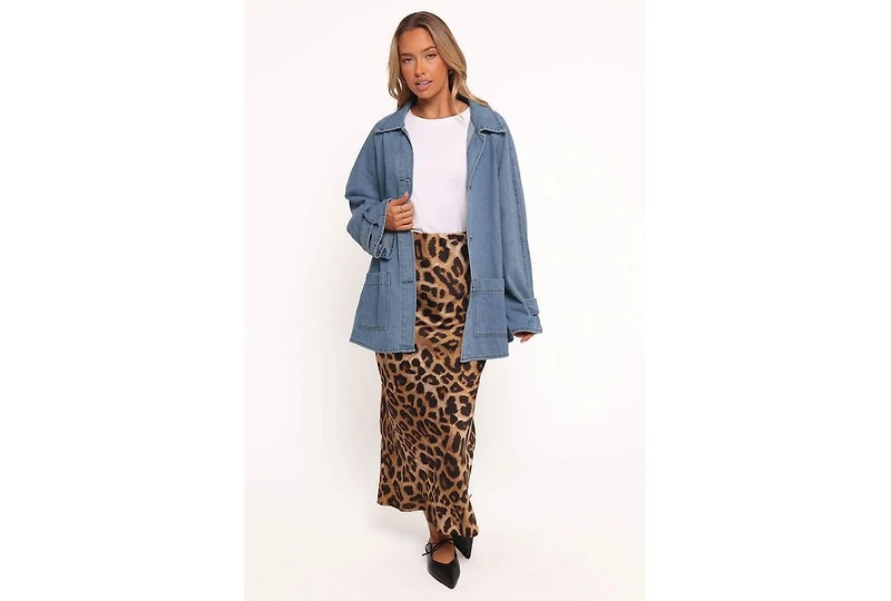 Petal and Pup Women's Novan Oversized Shacket - Denim