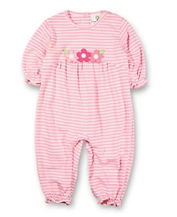 Florence Eiseman Baby Girls Stripe Knit Longall With Flowers