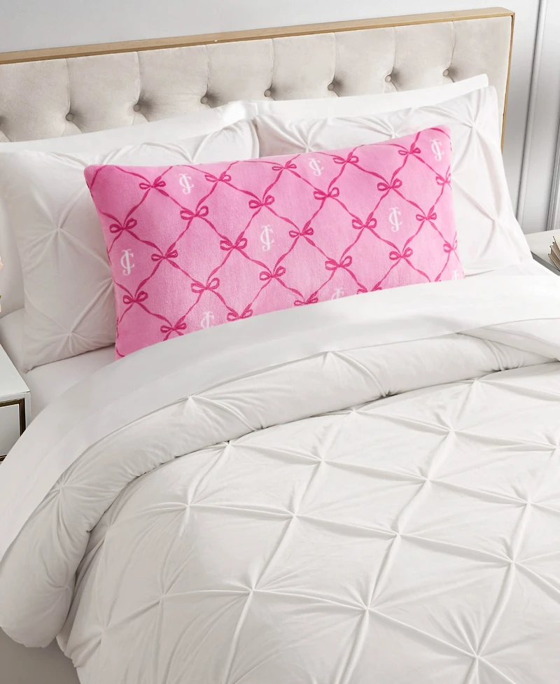 Juicy Couture Plush Body Pillow, 18" x 36"