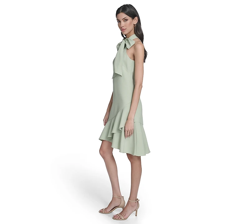 Vince Camuto Women's Signature Stretch Halter Neck Dress