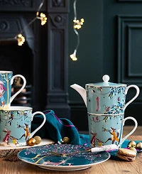 Portmeirion Sara Miller Woodland Tales Merry Band Teapot