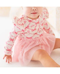 Sweet Wink Baby Girls Princess Coquette Long Sleeve Tutu Bodysuit