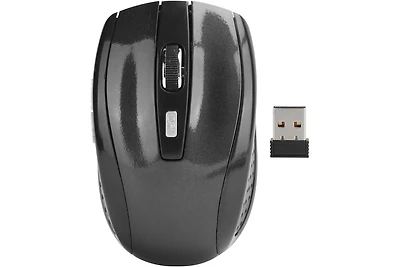 risokeys Wireless Mouse with Usb Mini Receiver, 2.4G Ergonomic Optical Mouse, 250Hz 1600DPI Computer Mouse for Laptop Pc Computer Notebook