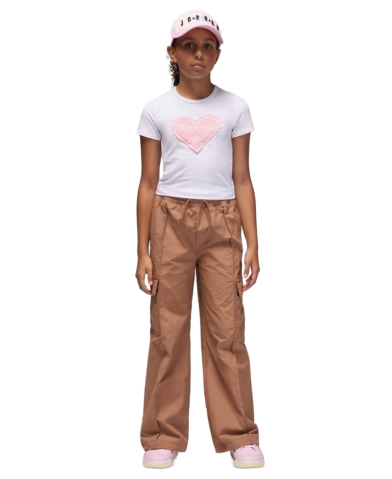 Jordan Girls 7-16 Tree Etch Crewneck T-Shirt