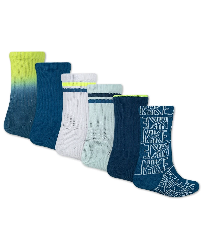 Nike Boy 4-7 Crew Socks, Pack of 6