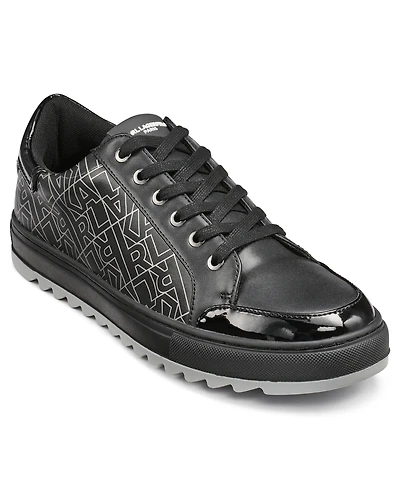 Karl Lagerfeld Paris Men's Leather Detailing Sneakers