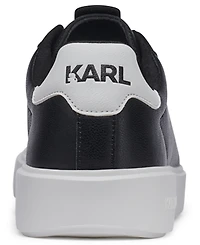 Karl Lagerfeld Paris Men's Logo Plain Toe Sneakers